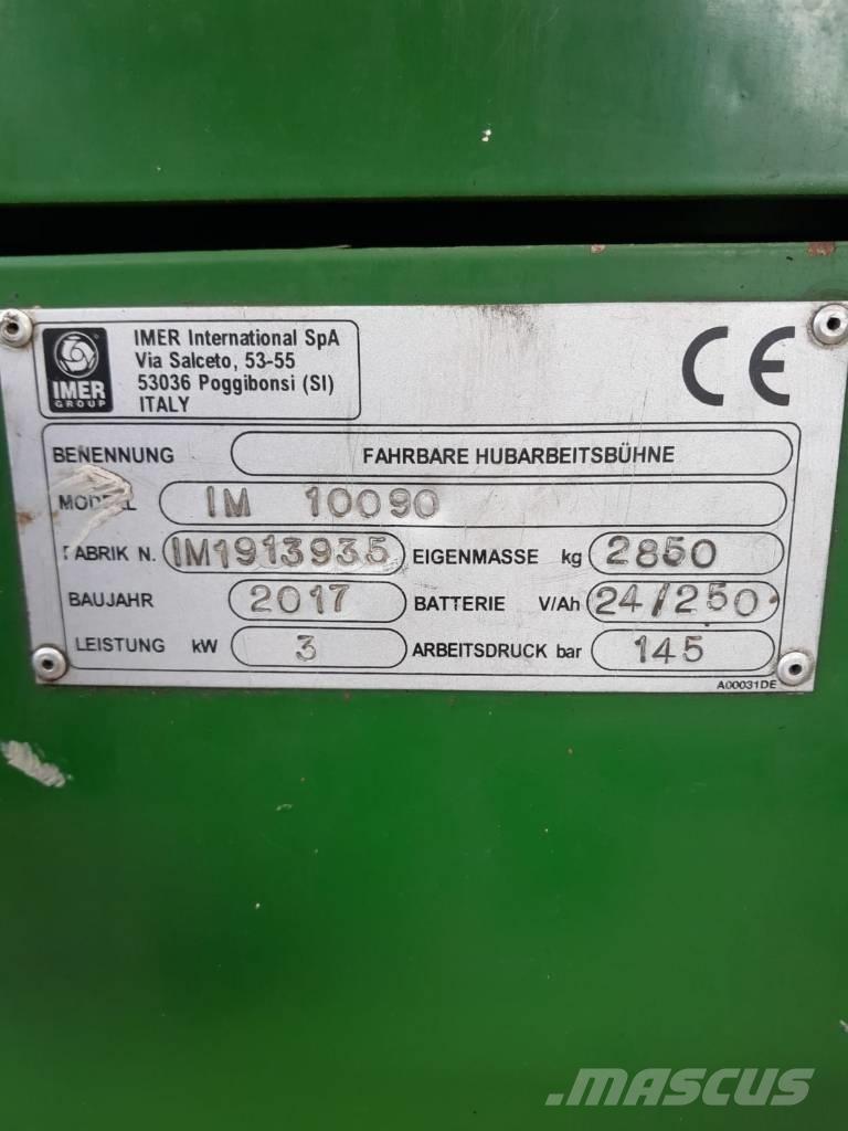 Imer IM 10090 رافعات مقصية الشكل