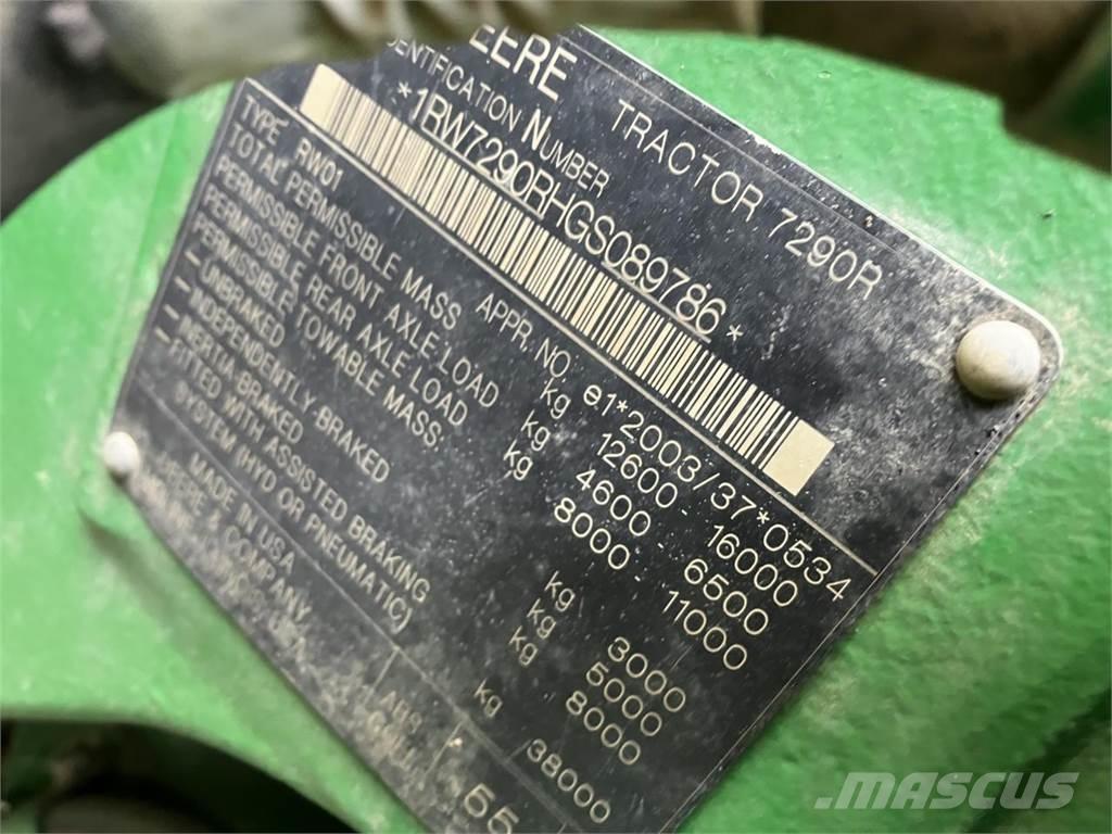 John Deere 7290R الجرارات