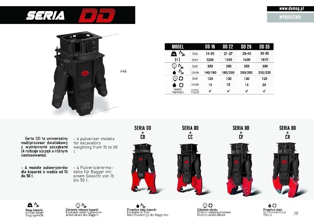  DEMOQ DD16 جراشات البناء