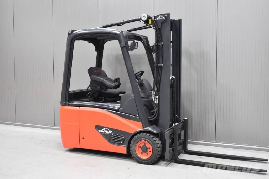 Linde E 16 - 02 شاحنات ذات رافعات شوكية تعمل بالكهرباء