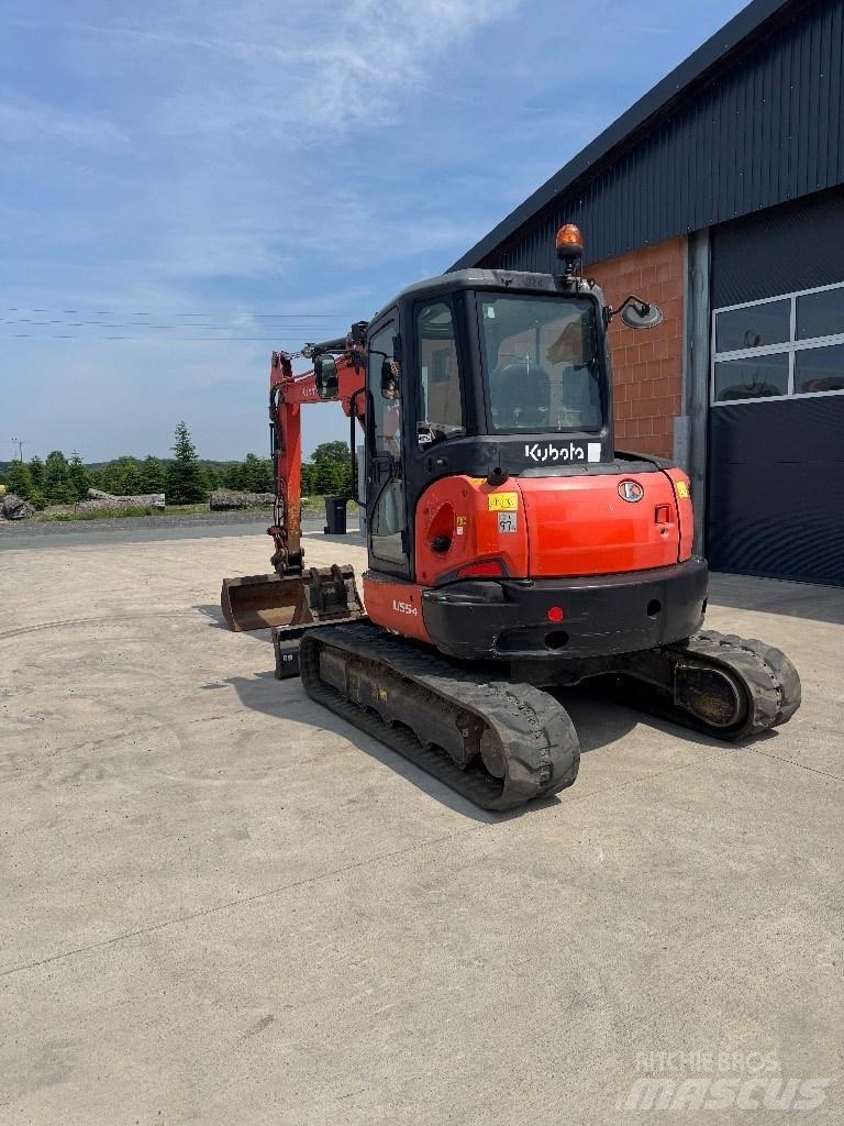 Kubota U 55-4 حفارات صغيرة أقل من 7 طن (حفارات صغيرة)
