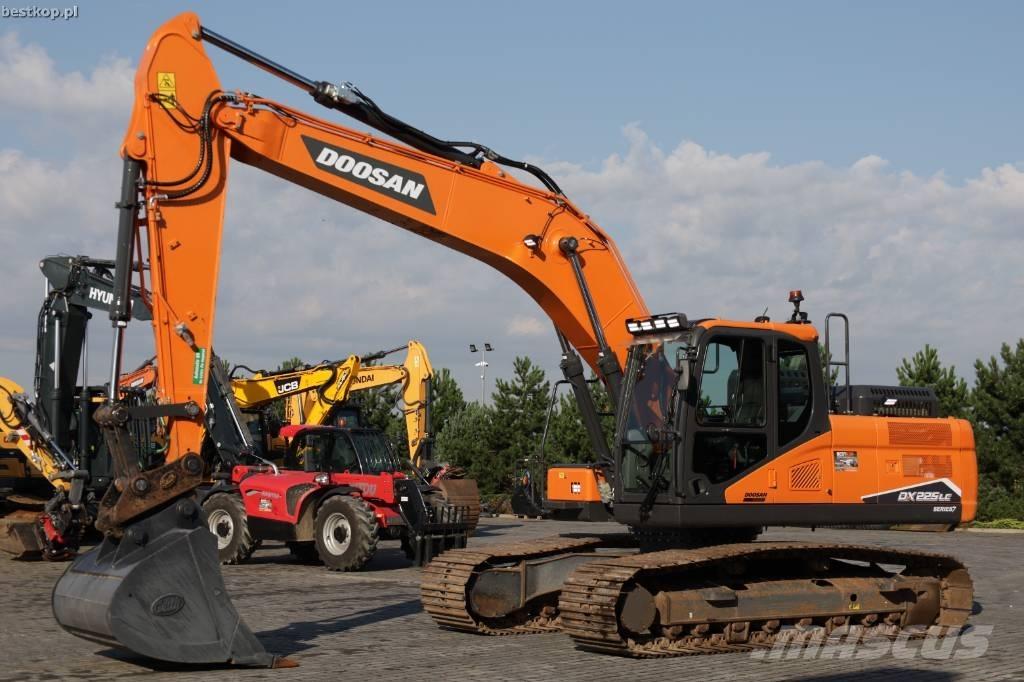 Doosan DX 225 LC-7 حفارات زحافة