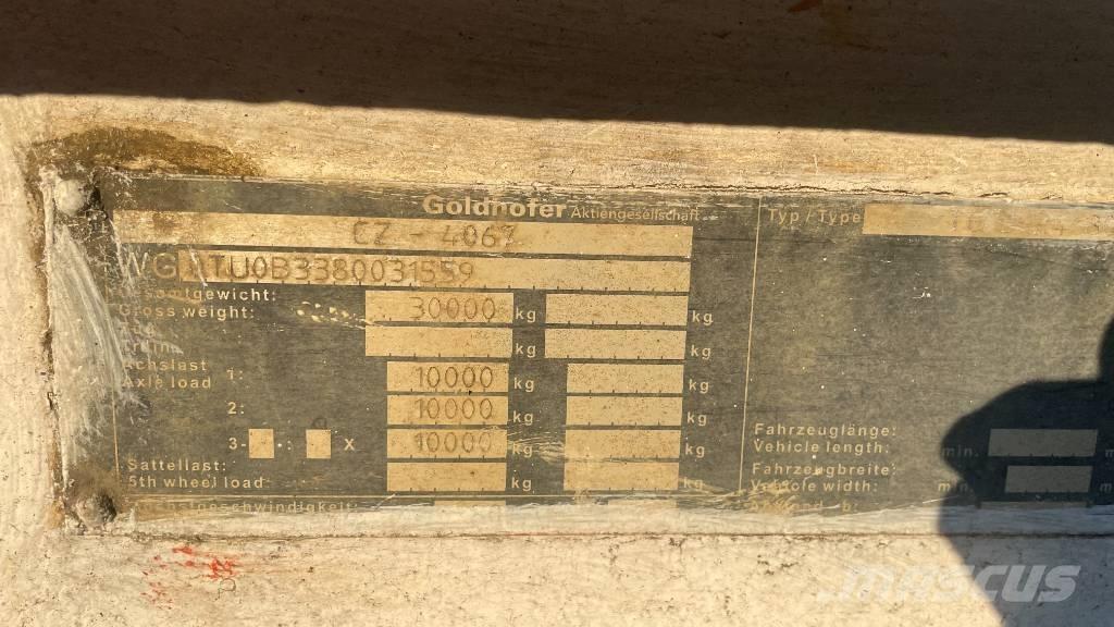 Goldhofer TU 3- 24/80 لوادر منخفضة