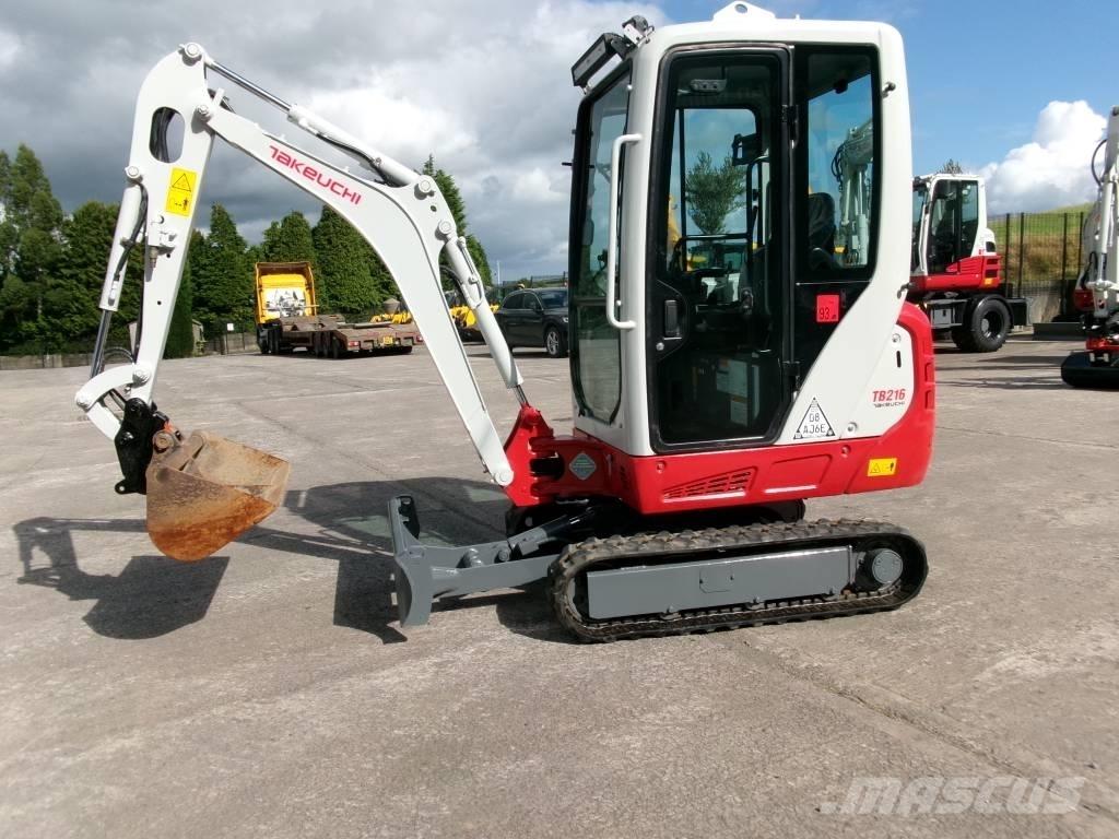 Takeuchi TB 216 حفارات صغيرة أقل من 7 طن (حفارات صغيرة)