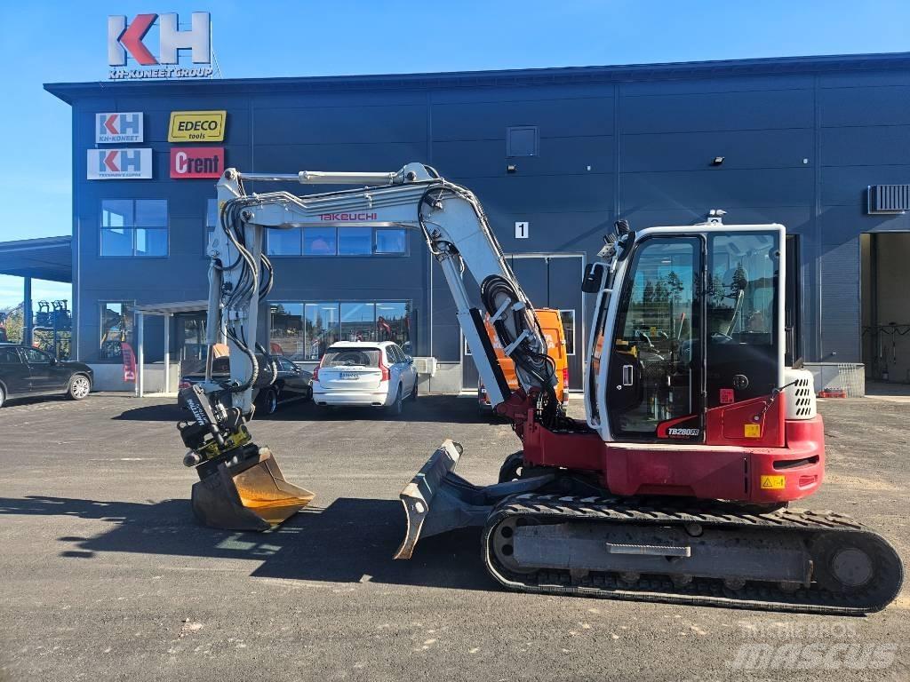 Takeuchi TB 280 FR حفارات وسط 7 طن - 12 طن