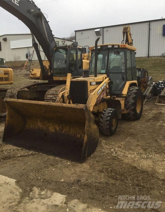 John Deere 410 D لوادر ذات جرافات عكسية