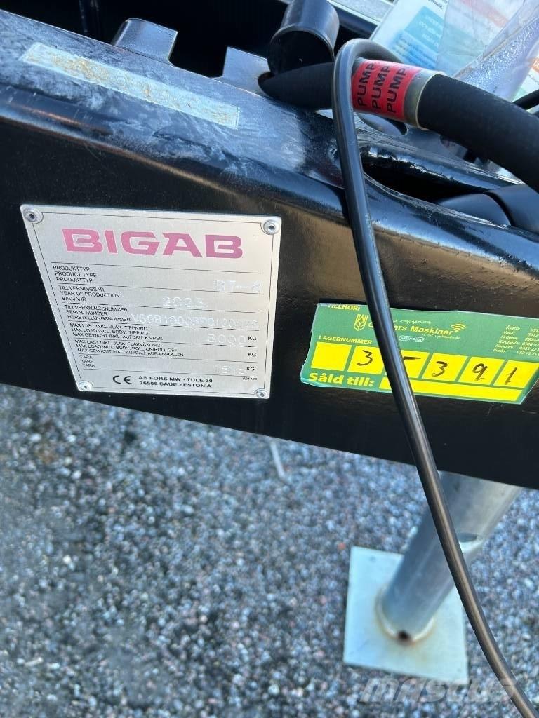 Bigab T8 DUMPERKÄRRA مقطورات أخرى