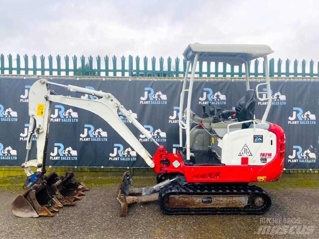 Takeuchi TB 216 حفارات صغيرة أقل من 7 طن (حفارات صغيرة)