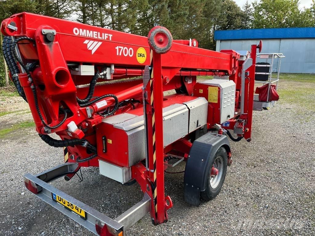 Omme 1700 EBXD المنصات الهوائية المثبتة على مقطورة