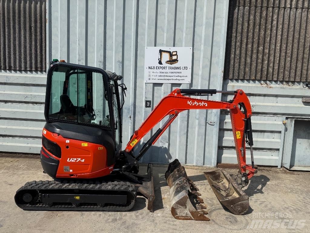 Kubota U 27 حفارات صغيرة أقل من 7 طن (حفارات صغيرة)