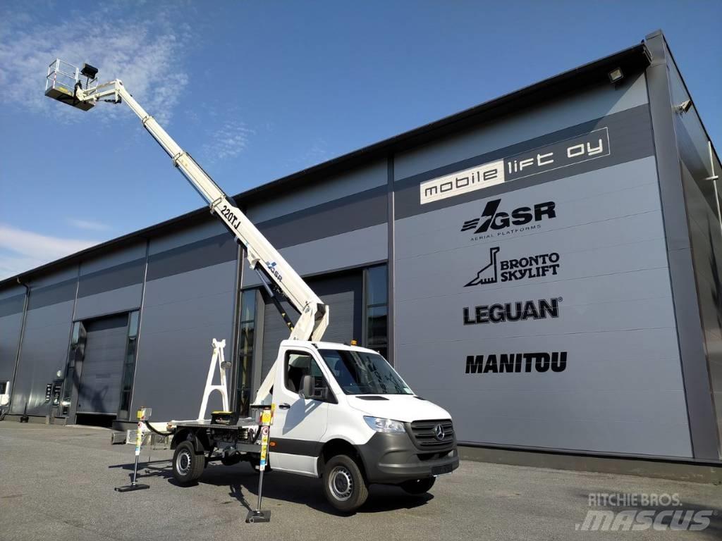 GSR B 220 TJ المنصات الهوائية المثبتة على شاحنة