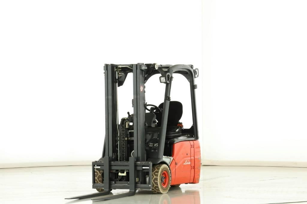 Linde E-16-C-01 شاحنات ذات رافعات شوكية تعمل بالكهرباء