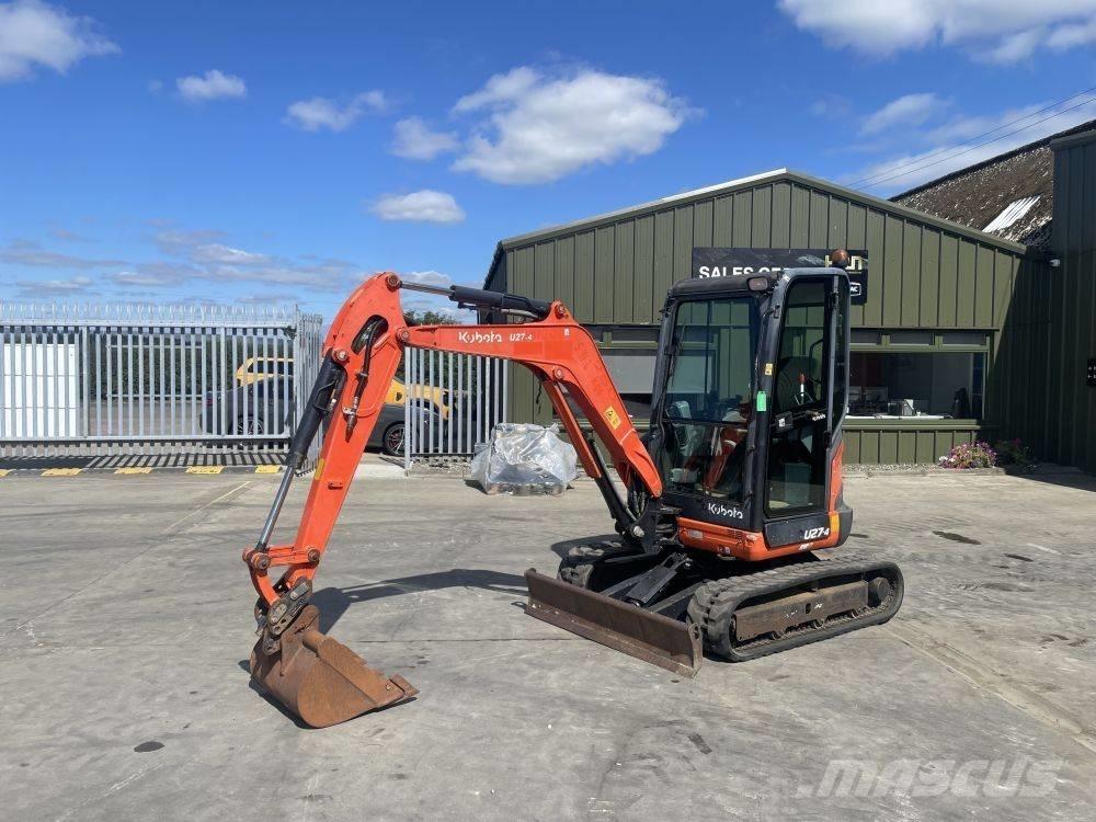 Kubota U 27-4 حفارات صغيرة أقل من 7 طن (حفارات صغيرة)