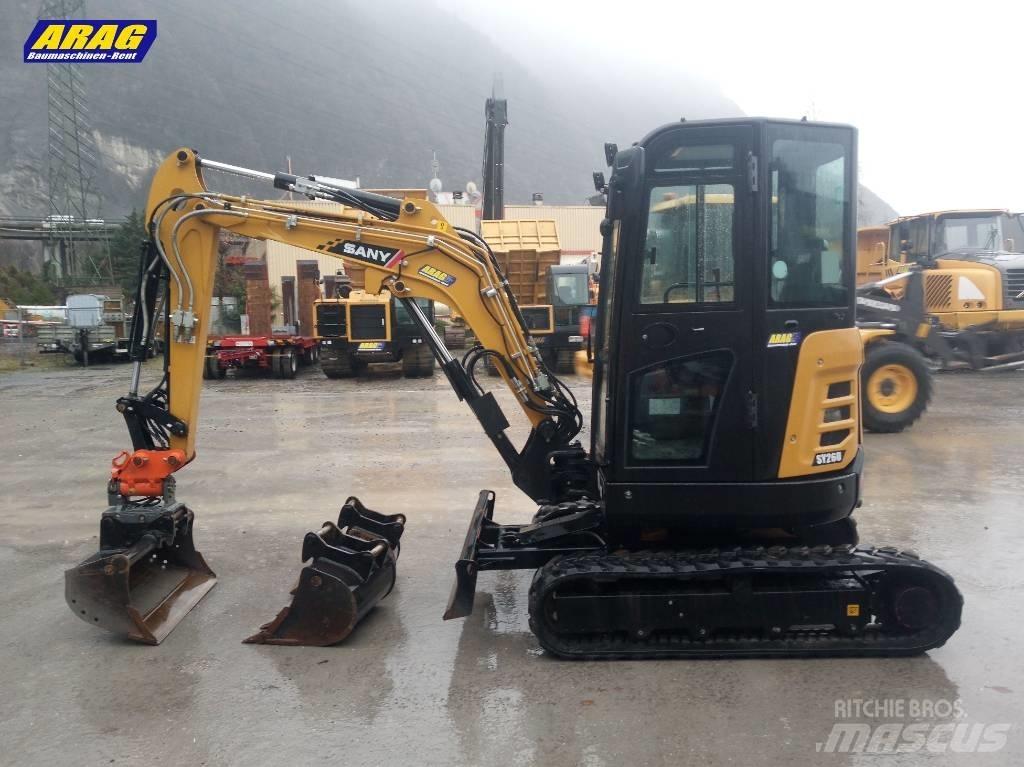 Sany SY 26 U حفارات صغيرة أقل من 7 طن (حفارات صغيرة)