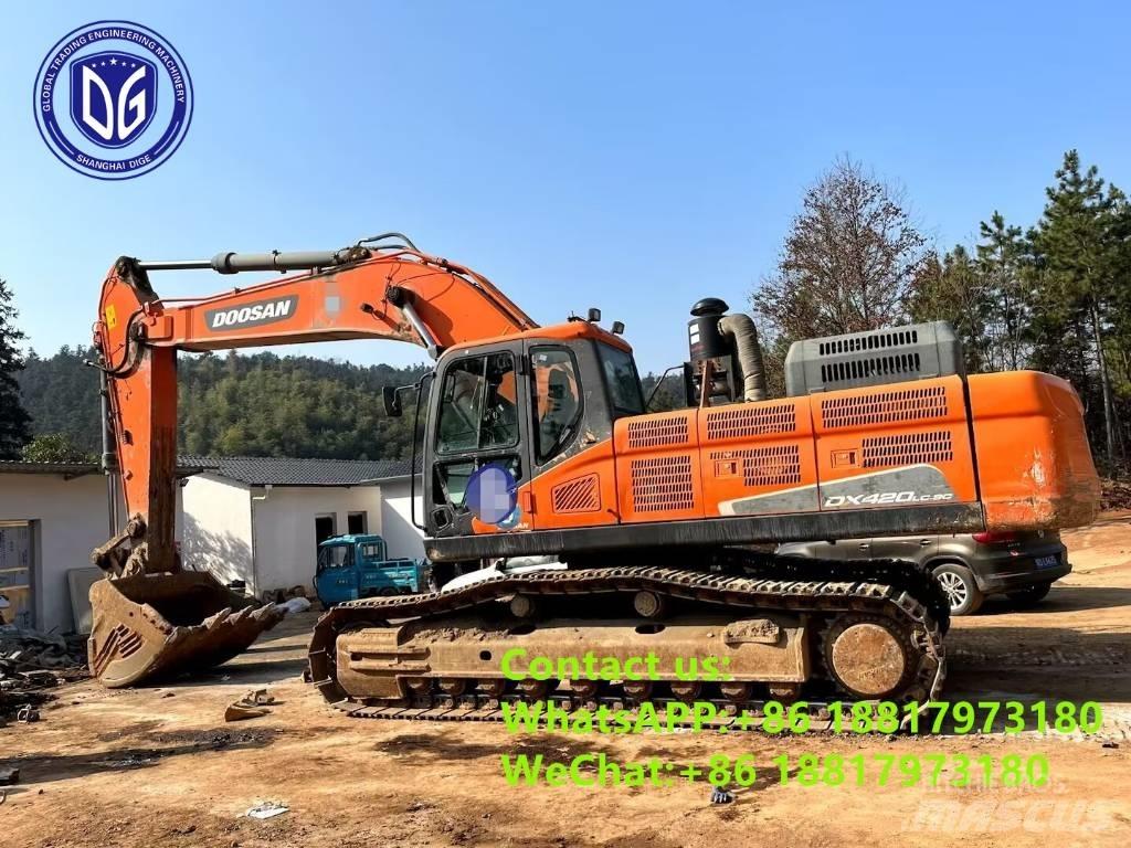 Doosan DX 420 LC حفارات زحافة