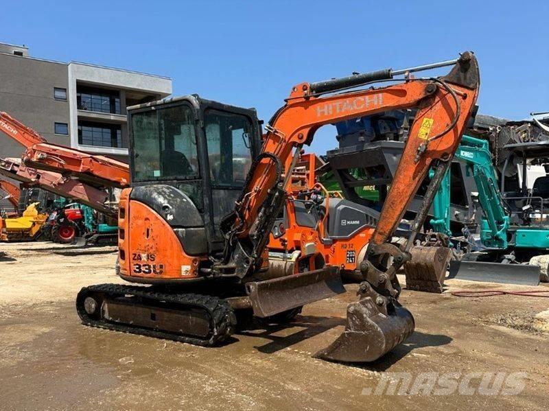 Hitachi ZX 33 U-5 حفارات صغيرة أقل من 7 طن (حفارات صغيرة)