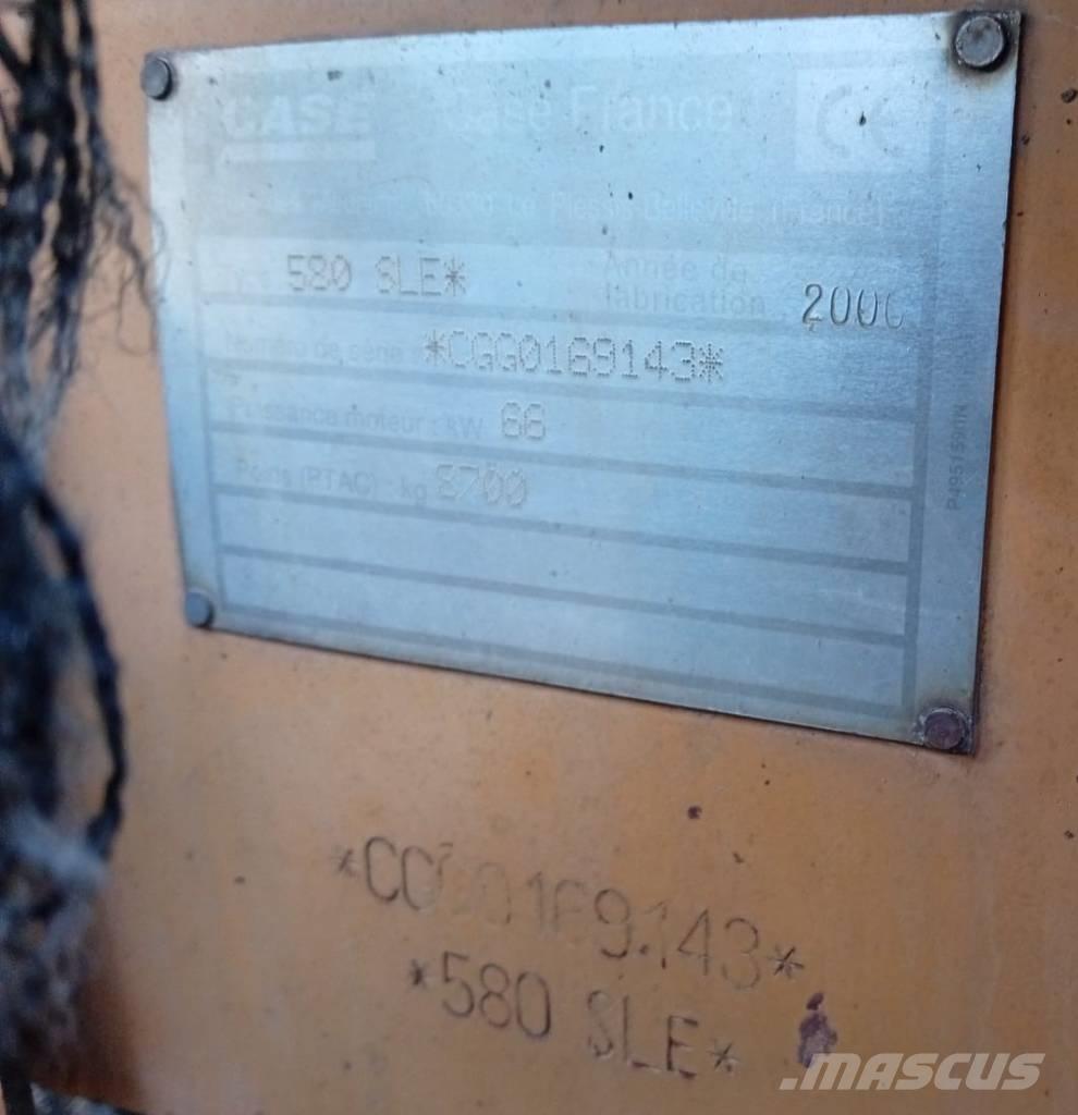 CASE 580 SLE لوادر ذات جرافات عكسية