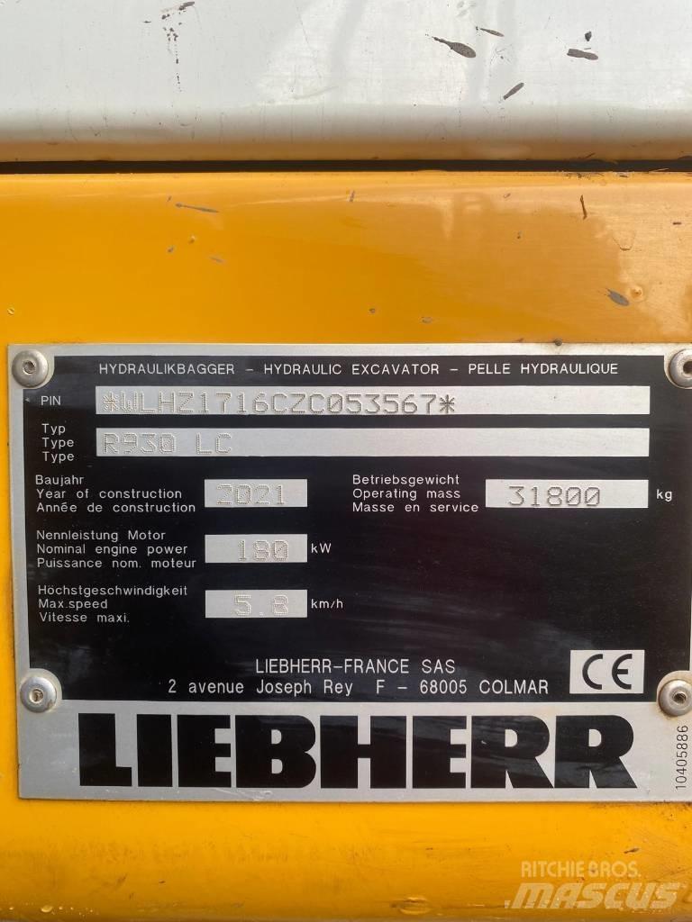 Liebherr R 930 LC حفارات زحافة