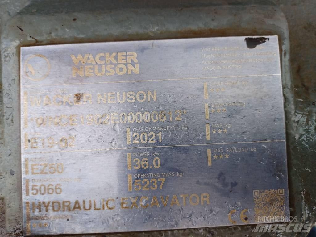 Wacker Neuson EZ50 حفارات زحافة
