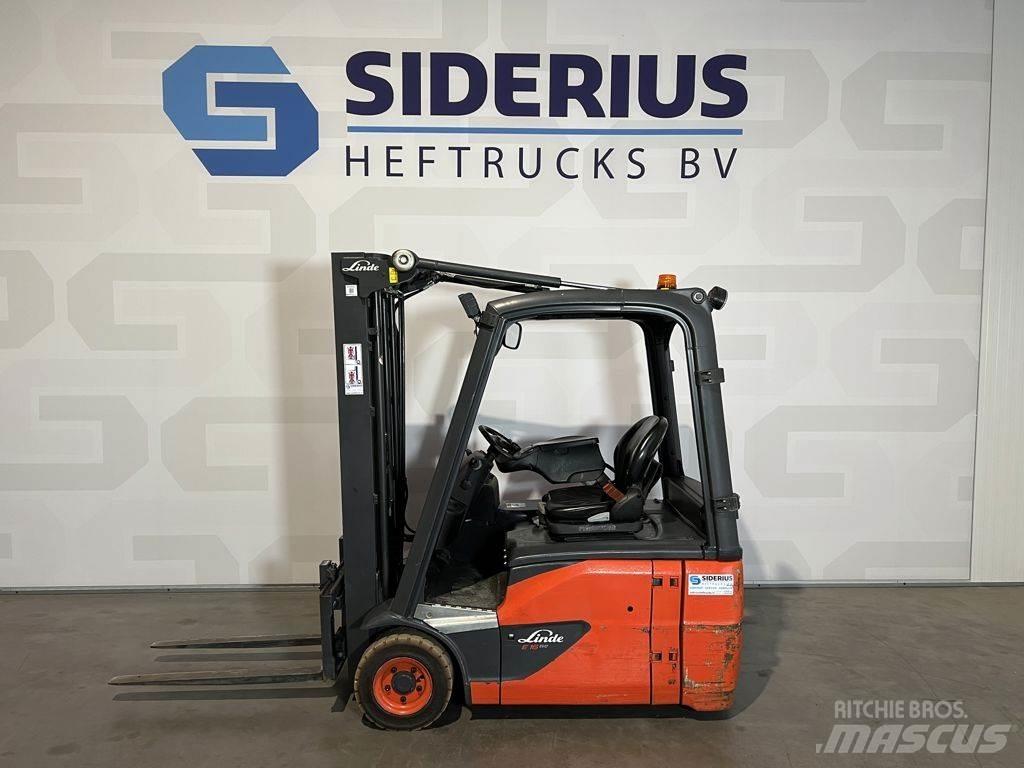 Linde E16 شاحنات ذات رافعات شوكية تعمل بالكهرباء