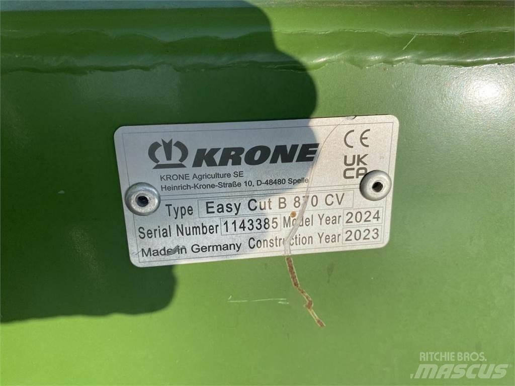Krone EC B 870 CV جزازات