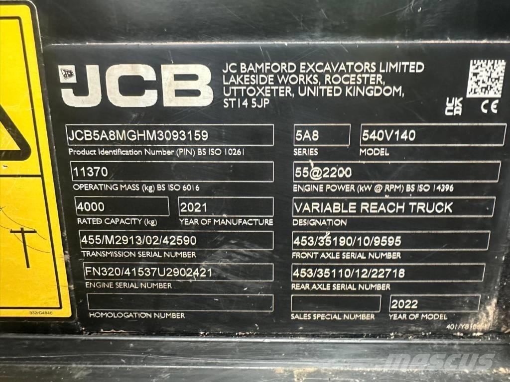 JCB 540-140 مناولات متداخلة