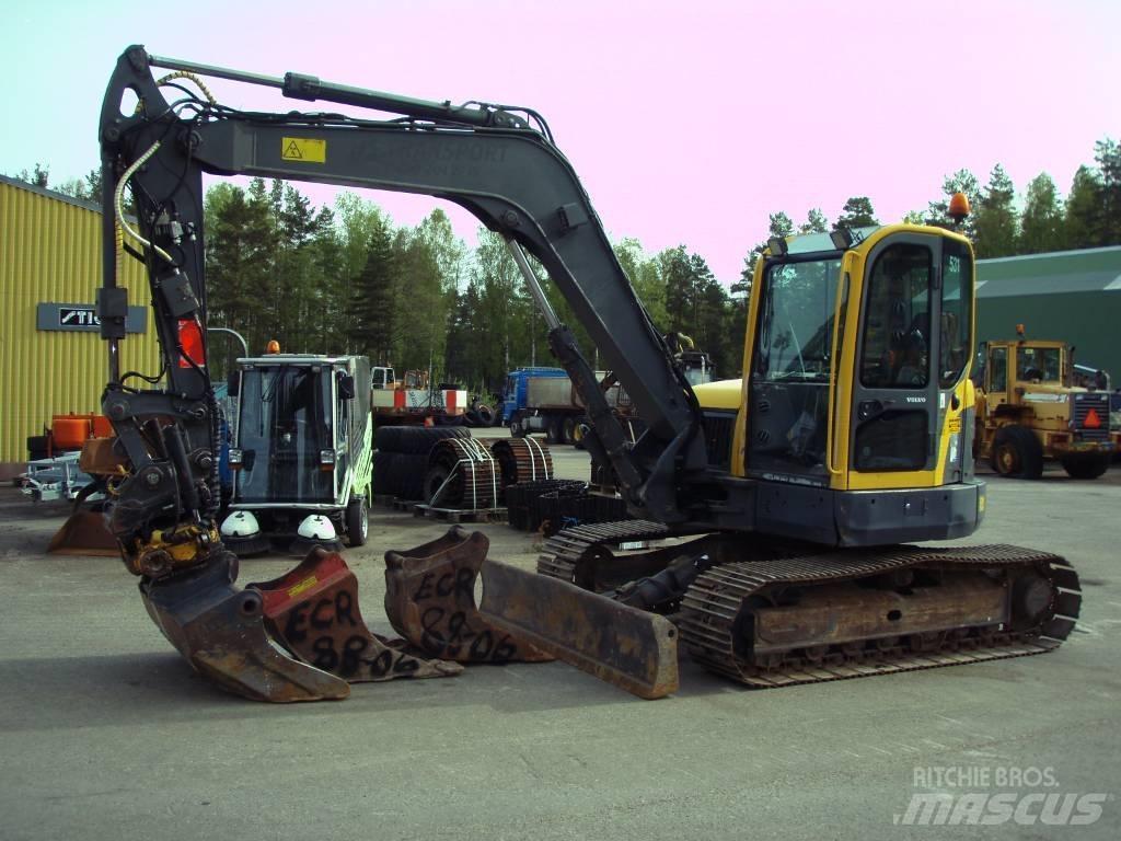 Volvo ECR 88 حفارات وسط 7 طن - 12 طن