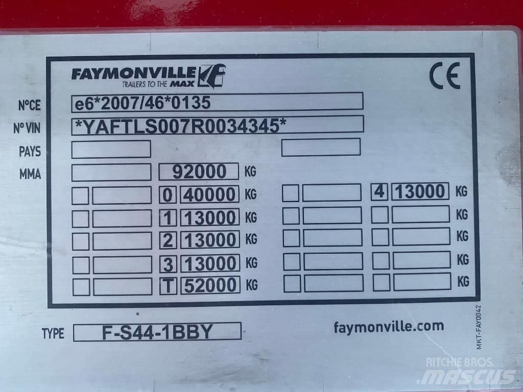 Faymonville Megamax نصف مقطورة مسطحة منخفضة