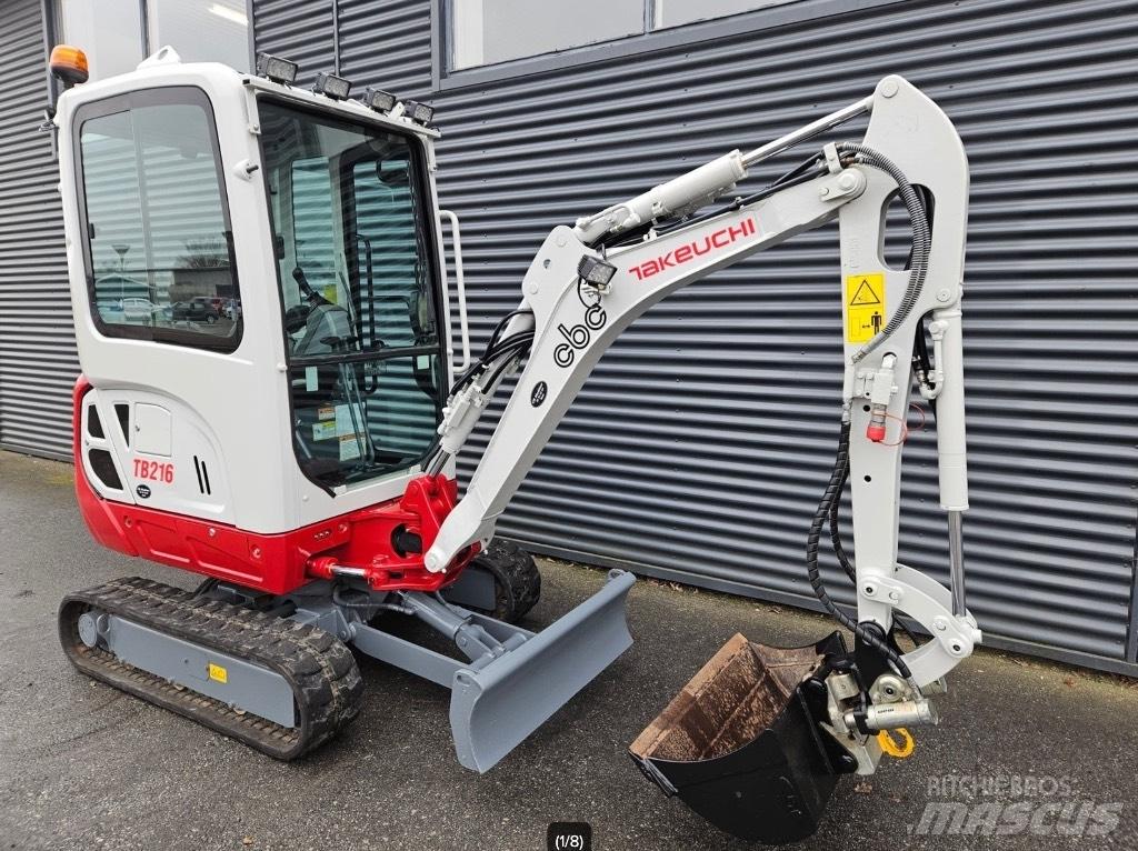 Takeuchi TB 216 حفارات صغيرة أقل من 7 طن (حفارات صغيرة)