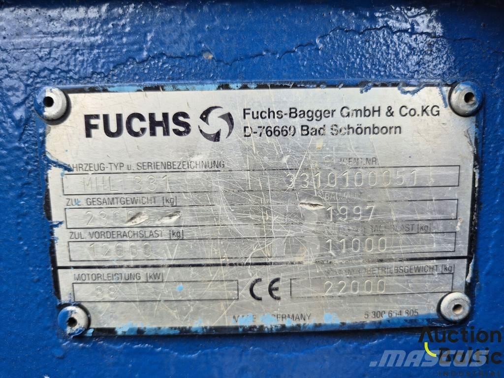 Fuchs MHL 331 حفارات بعجل