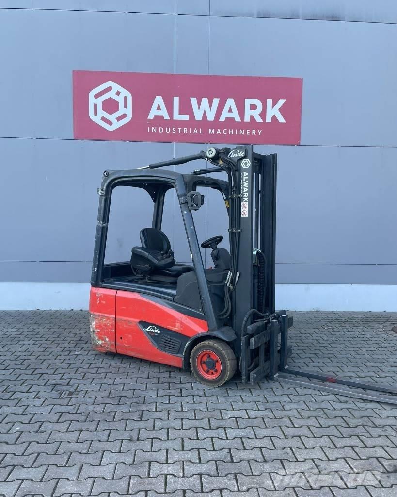 Linde E16 شاحنات ذات رافعات شوكية تعمل بالكهرباء