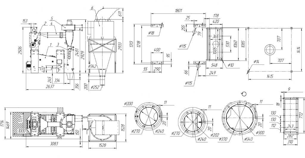  EL GRAIN SVR-15/2 معدات تنظيف الحبوب
