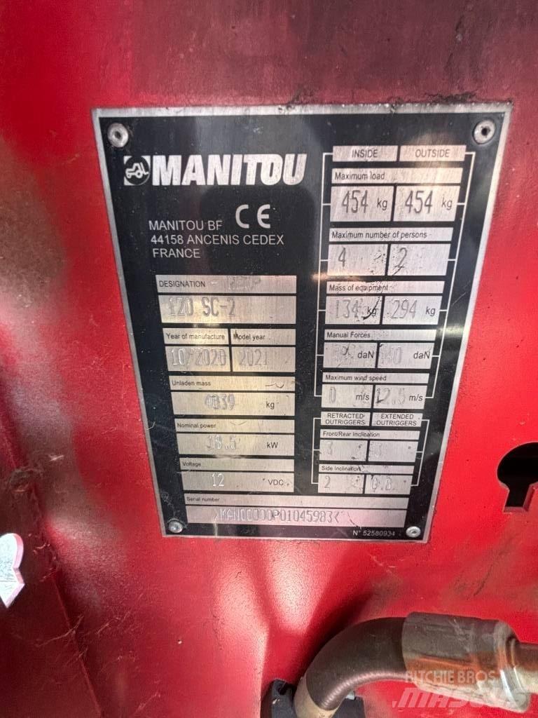 Manitou SC 120 رافعات مقصية الشكل