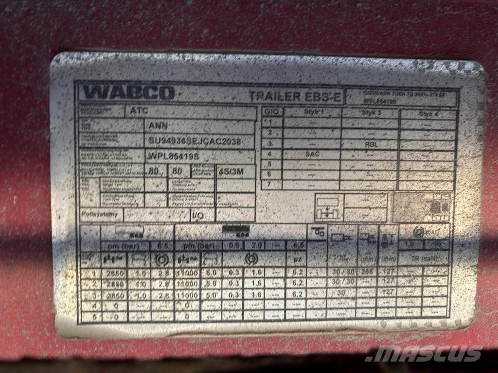 ATC ANN نصف مقطورة مسطحة منخفضة