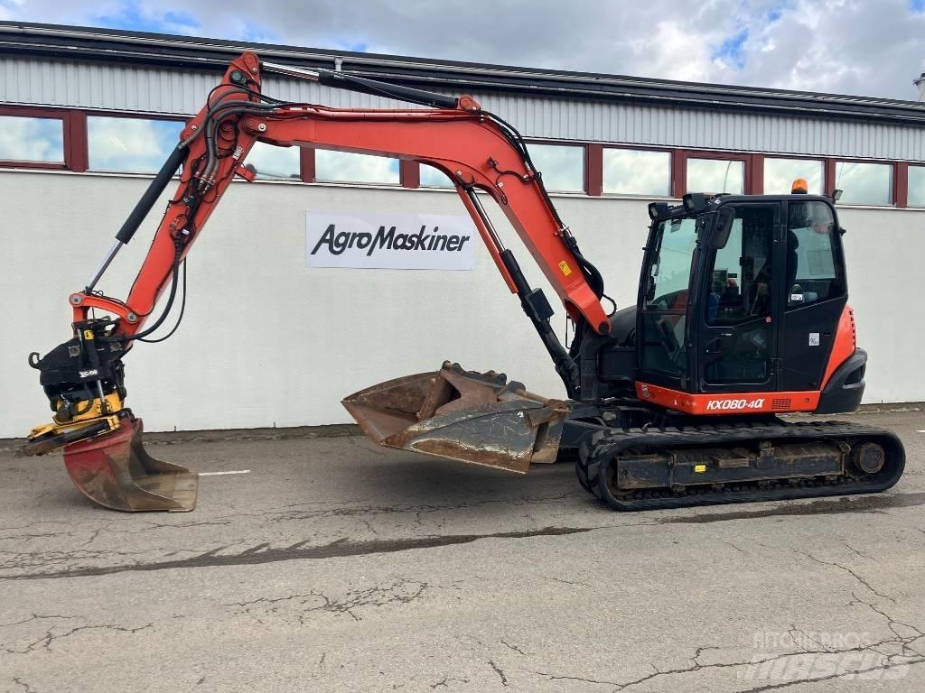 Kubota KX 080-4 حفارات وسط 7 طن - 12 طن