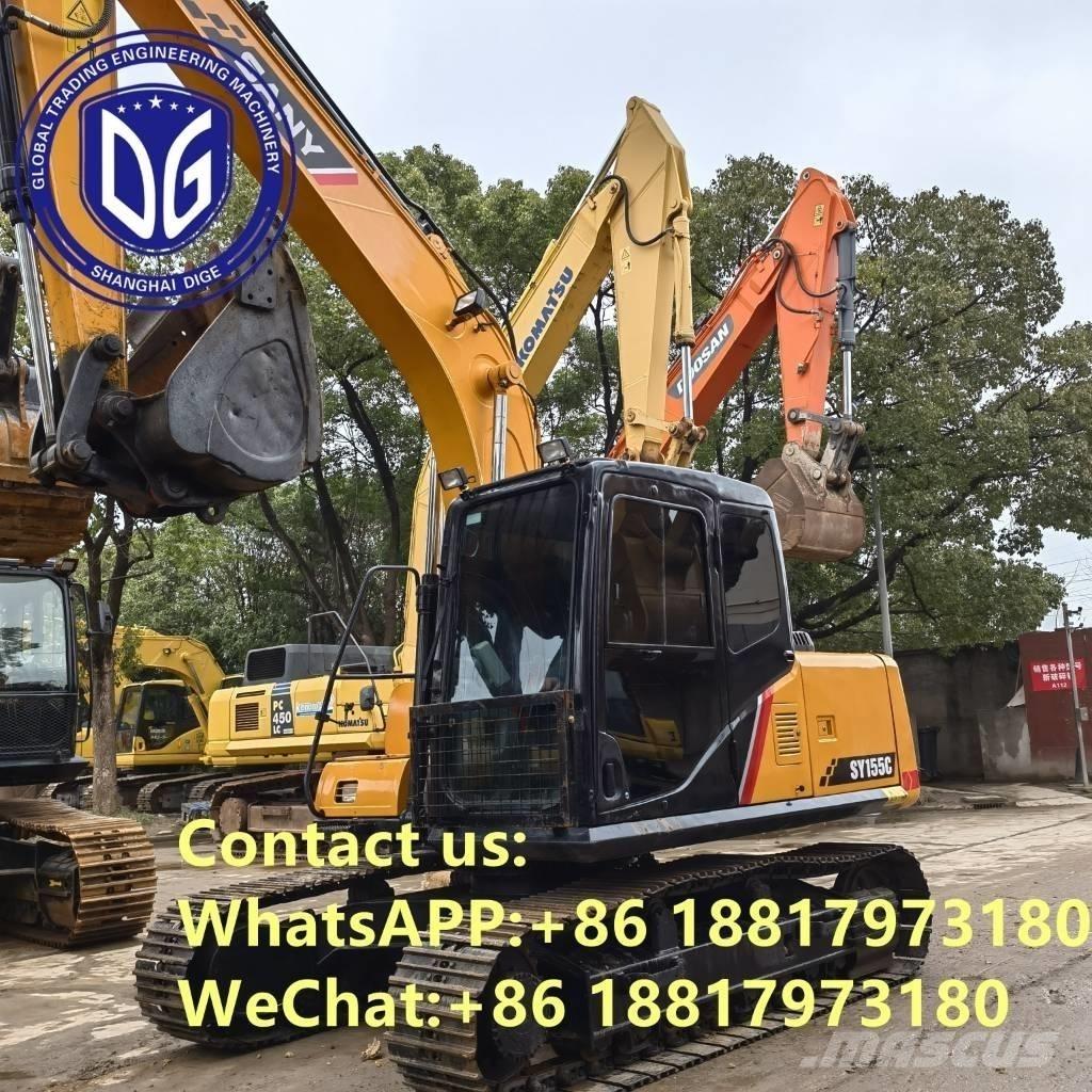 Sany SY155C حفارات زحافة
