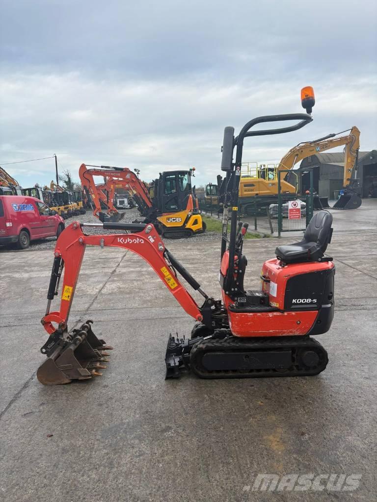 Kubota K008-5 حفارات صغيرة أقل من 7 طن (حفارات صغيرة)