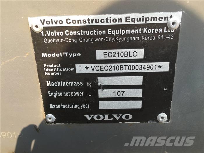 Volvo EC 210 B LC حفارات زحافة