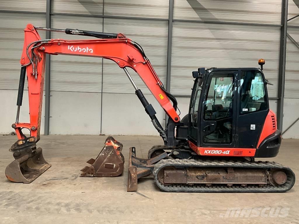 Kubota KX 080-4 A حفارات وسط 7 طن - 12 طن