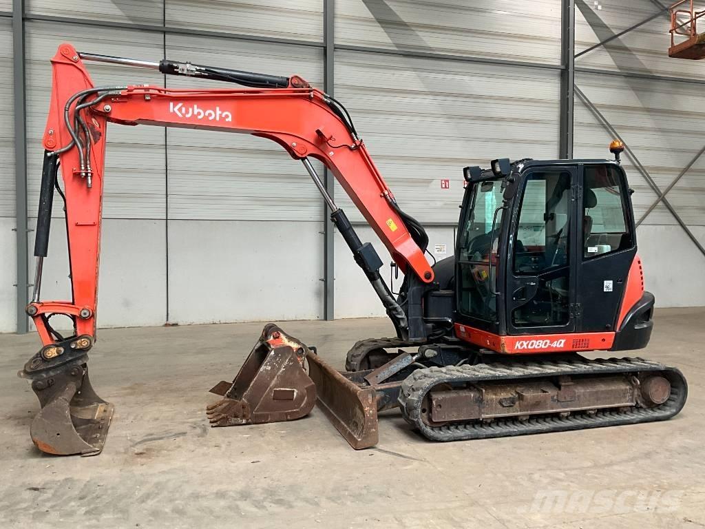 Kubota KX 080-4 A حفارات وسط 7 طن - 12 طن