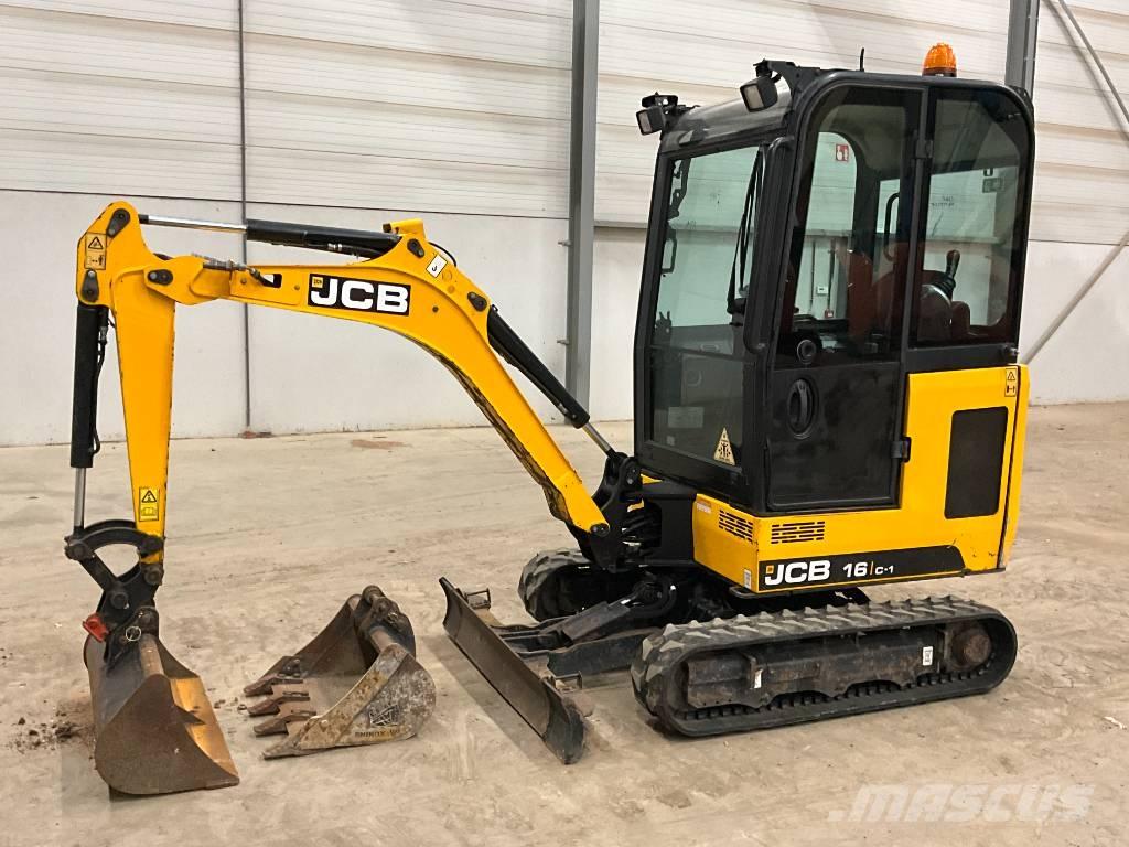 JCB 16 C-1 حفارات صغيرة أقل من 7 طن (حفارات صغيرة)