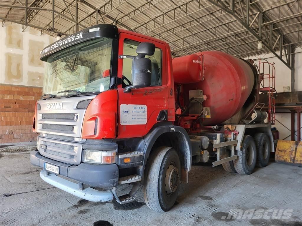 Scania P 380 6X6 شاحنات بمقصورة وهيكل