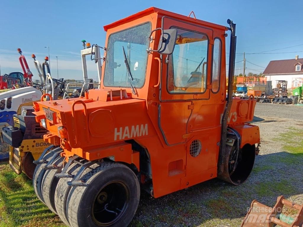 Hamm DV 3 K مداحل ثنائية الاسطوانة
