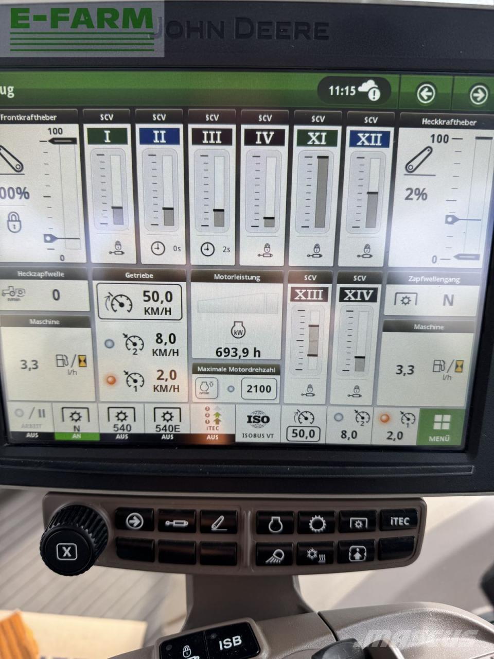 John Deere 6r150 الجرارات