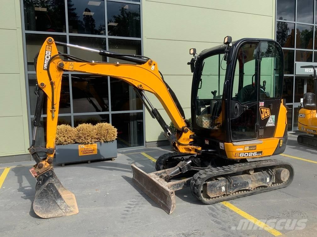 JCB 8026 CTS حفارات صغيرة أقل من 7 طن (حفارات صغيرة)