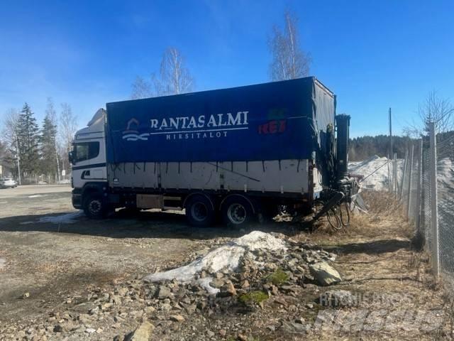 Scania R 12 LB شاحنات بغطاء جانبي