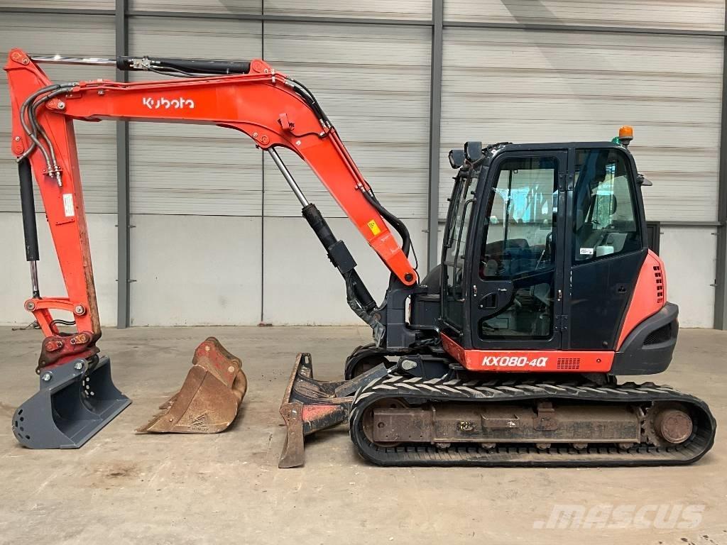 Kubota KX 080-4 A حفارات وسط 7 طن - 12 طن