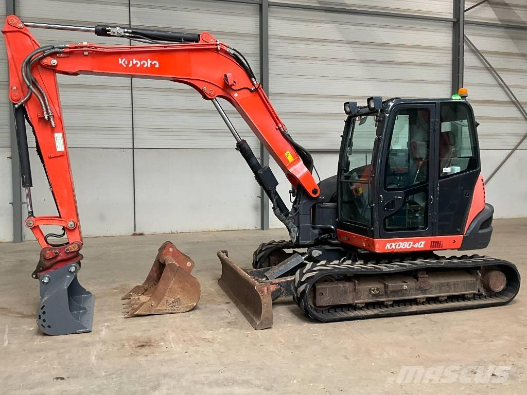 Kubota KX 080-4 A حفارات وسط 7 طن - 12 طن