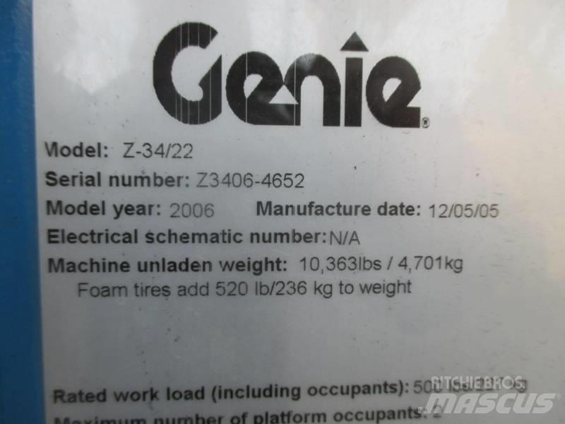 Genie Z 34/22 RT رافعات سلة مفصلية