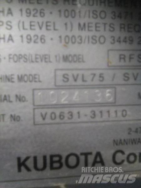 Kubota SVL 75-2 لوادر انزلاقية التوجيه